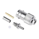 Telegartner BNC Series 50 Ω Female Coaxial Connector Cable, Straight Body Crimp J01001B0005