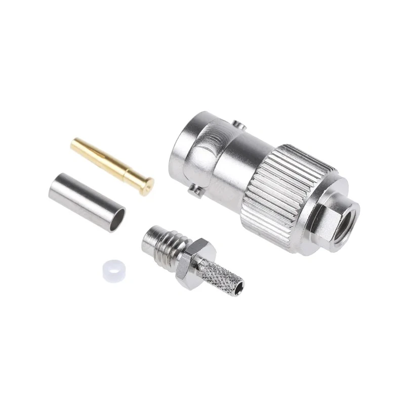 Telegartner BNC Series 50 Ω Female Coaxial Connector Cable, Straight Body Crimp J01001B0005