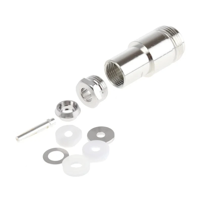 Telegartner N Series Coaxial Connector Cable Female N Connector, 50 Ω, Straight Body Clamp J01021H0021
