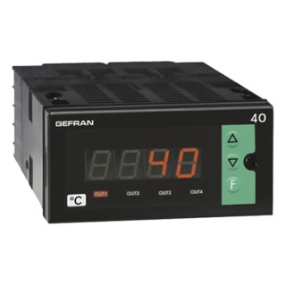 Gefran 40T 96 Panel On-Off Temperature Controller 1 Input, 4 Output Relay, 240V 40T96-4-00-RR00-301 (EX 40T96-4-00-RR031