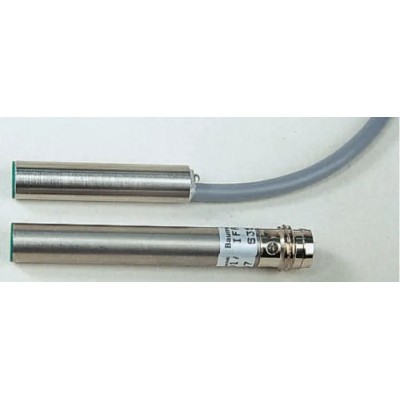 Baumer Barrel Inductive Proximity Sensor Stainless Steel Flush Mount 30 V DC 200 mA 2 mm Detection IFRM 06P1713/L