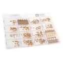 Nova Through Hole Tantalum Capacitor Kit 500 Pieces with Voltage Range 6V-35V and Capacitance Range 0.1μF-100μF CCC-02