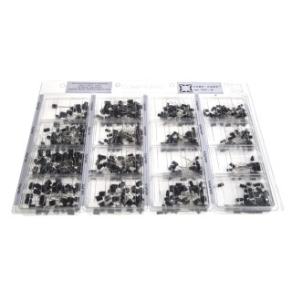 Nova Through Hole Aluminium Electrolytic Capacitor Kit, 0.1μF to 100μF, 6.3V to 63V, 655 Pieces CCC-16