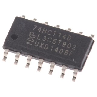 Nexperia Schmitt Trigger Input Inverter 6 Elements, 14-Pin SOIC 74HCT14D,652
