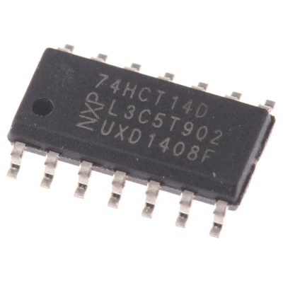 Nexperia Schmitt Trigger Input Inverter 6 Elements, 14-Pin SOIC 74HCT14D,652