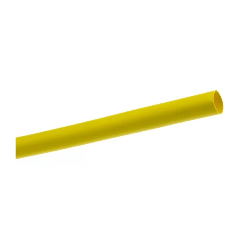 TE Connectivity Heat Shrink Tubing Yellow 6.4 mm Sleeve Diameter x 1.2 m Length 2:1 Ratio RNF-100-1/4-4-STK