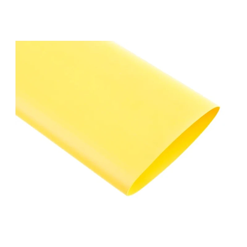 TE Connectivity Heat Shrink Tubing Yellow 38 mm Sleeve Diameter x 1.2 m Length 2:1 Shrink Ratio RNF-100-1-1/2-4-STK