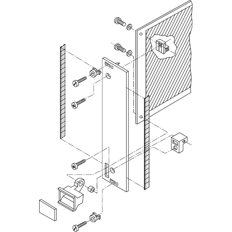 nVent SCHROFF Grey Aluminium Front Panel with Extractor Handle 3U, 6 HP, 30.14mm Width 20848487
