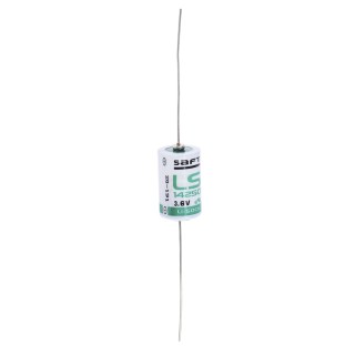 Saft Lithium Thionyl Chloride 1/2 AA Battery 3.6 V 1.2 Ah IEC 60079-11, IEC 60086-4 14.55 mm x 25.15 mm LS14250CNA