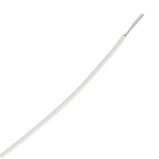 TE Connectivity M22759 Series White Hook Up Wire 20 AWG 19 x 32 AWG Core Strands 100 m Ethylene M22759/34-20-9