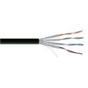 RS PRO Ethernet Cable Cat7a Solid Conductor Shielded Low Smoke Zero Halogen Jacket Black 100 m Cat7a