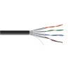 RS PRO Cat7 Ethernet Cable 100 m Black U/FTP PVC Euroclass Eca CHINA