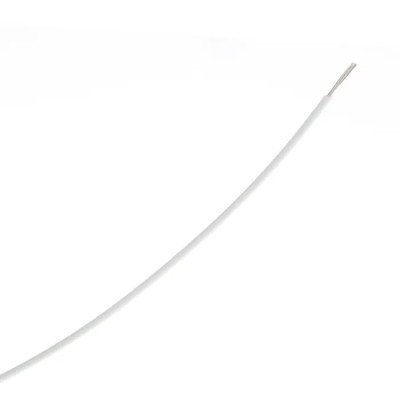 TE Connectivity White Polyalkene Jacket Hook Up Wire 22 AWG, 19 x 34 AWG Core Strands, 100 m, 600V, -65°C to M81044/12-22-9