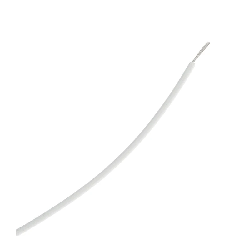 TE Connectivity White Polyalkene Jacket Hook Up Wire 16 AWG, 19 x 29 AWG Core Strands, 100 m, 600V, 150°C M81044/12-16-9