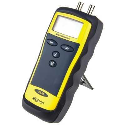 Digitron Differential Digital Pressure Meter 2 Pressure Ports IP67 0-130 mbar PM-20