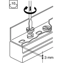 Bosch Rexroth Connecting Component Quick-Lock Fastener Nylon Material Compatible with 40-60 mm Strut Profile 10 3842146920