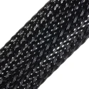 SES Sterling Expandable Braided Polyethylene Terephthalate Black Cable Sleeve 100m Length 8-16mm Diameter 06240005010