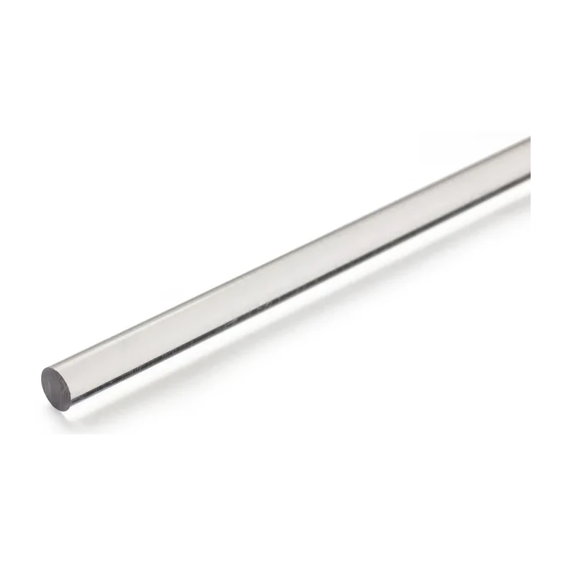 RS PRO Transparent Polycarbonate PC Rod 1 m Length 40 mm Diameter, Tensile Strength 60 MPa Model 438-6465
