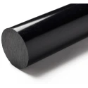 RS PRO Black Nylon Rod, 500 mm Length, 130 mm Diameter, Cast Nylon 6 - MoS2 Filled PA Sheet, High Tensile Strength 438-6421