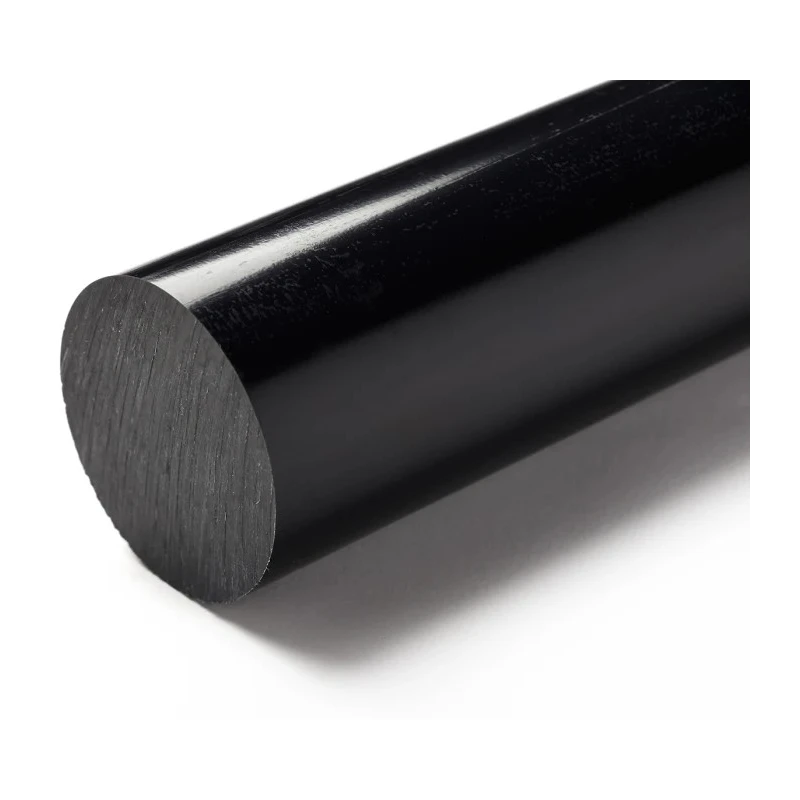 RS PRO Black Nylon Rod, 500 mm Length, 130 mm Diameter, Cast Nylon 6 - MoS2 Filled PA Sheet, High Tensile Strength 438-6421