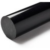 RS PRO Black Nylon Rod, 500 mm Length, 130 mm Diameter, Cast Nylon 6 - MoS2 Filled PA Sheet, High Tensile Strength 438-6421