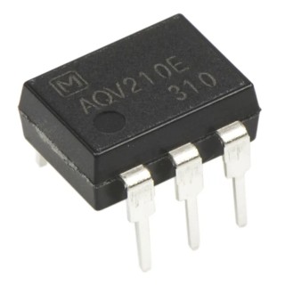 Panasonic AQV Series Solid State Relay 130 mA Load PCB Mount 350 V Load 1.5V Control AQV210E