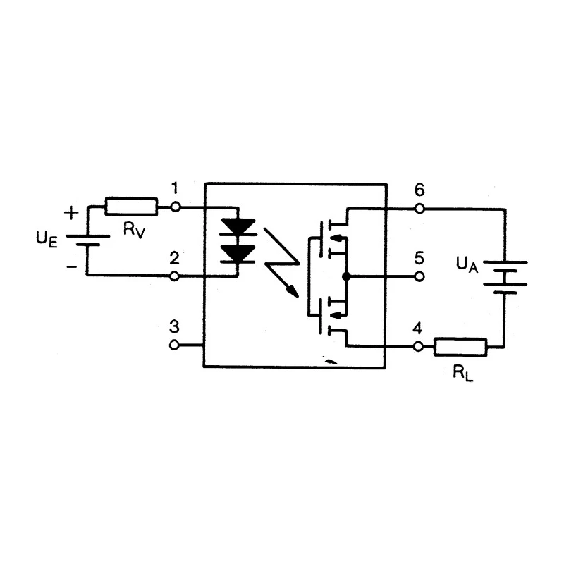 Panasonic AQV Series Solid State Relay 130 mA Load PCB Mount 350 V Load 1.5V Control AQV210E