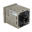 Omron Timer Relay, DIN Rail Panel Mount, 2-Contact DPDT, 125 V dc, 24-48 V ac Supply, Multifunction, Time Range 0.05 s H3CR