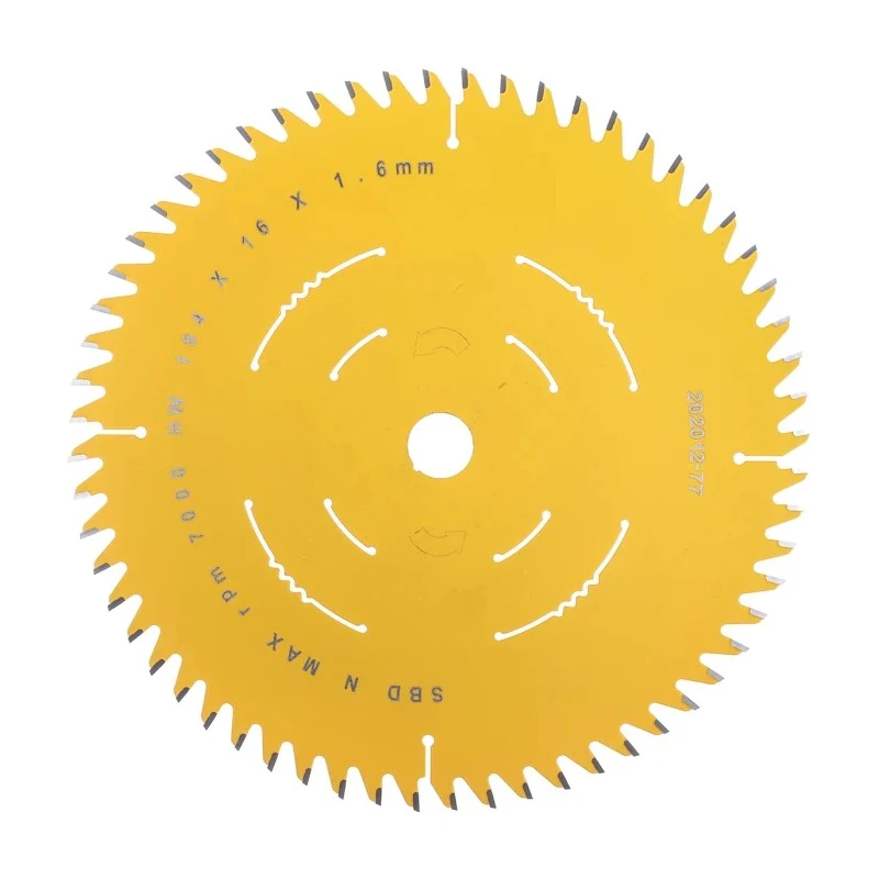 DeWALT Circular Saw Blade Carbide 60 Teeth 184 mm Diameter 1.65 mm Kerf Thickness DT1670-QZ