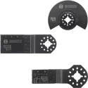 Bosch 3-Piece Oscillating Blade Set Multitool Accessory for Multi-Cutter 2608669333