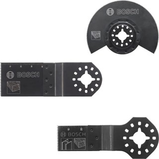 Bosch 3-Piece Oscillating Blade Set Multitool Accessory for Multi-Cutter 2608669333