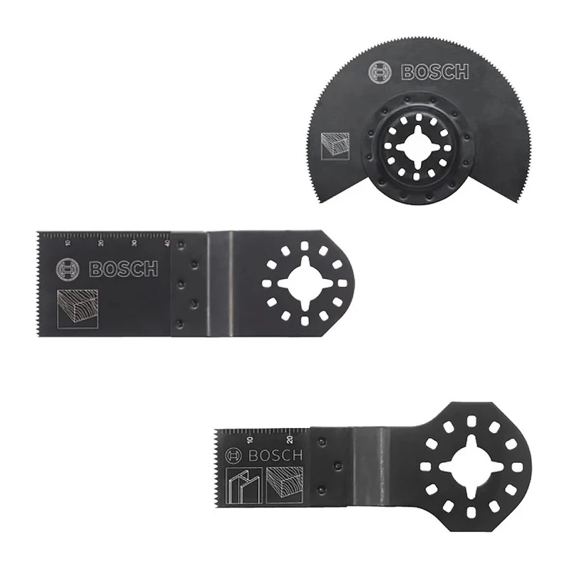 Bosch 3-Piece Oscillating Blade Set Multitool Accessory for Multi-Cutter 2608669333