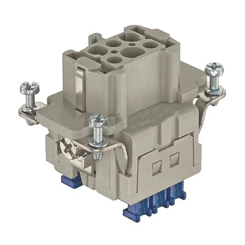 HARTING Heavy Duty Power Connector Insert 16A Han ES Press Series Female 6 Contacts 09330062748