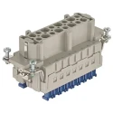 HARTING Heavy Duty Power Connector Insert 16A Han ES Press Series Female 16 Contacts 09330162748