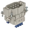 HARTING Heavy Duty Power Connector Insert 16A Han ES Press Series Male 6 Contacts 09330062648