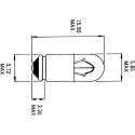 Orbitec Indicator Light Clear Lens 12V 40mA 20000h Lifespan T1 3/4 Lamp Designation 016603-OR4065