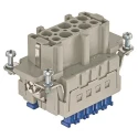 HARTING Heavy Duty Power Connector Insert, Female, 16A, 10 Contacts, Han ES Press Series 09330102748