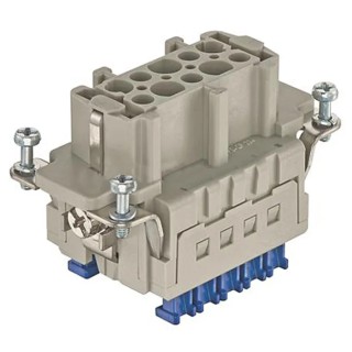 HARTING Heavy Duty Power Connector Insert, Female, 16A, 10 Contacts, Han ES Press Series 09330102748