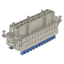 HARTING Heavy Duty Power Connector Insert 16A, 24 Contacts, Han ES Press Series Female, Panel Mount 09330242748