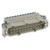 HARTING Heavy Duty Power Connector Insert, 16A, Han ES Press Series Male, 24 Contacts 09330242648