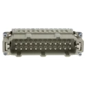 HARTING Heavy Duty Power Connector Insert, 16A, Han ES Press Series Male, 24 Contacts 09330242648
