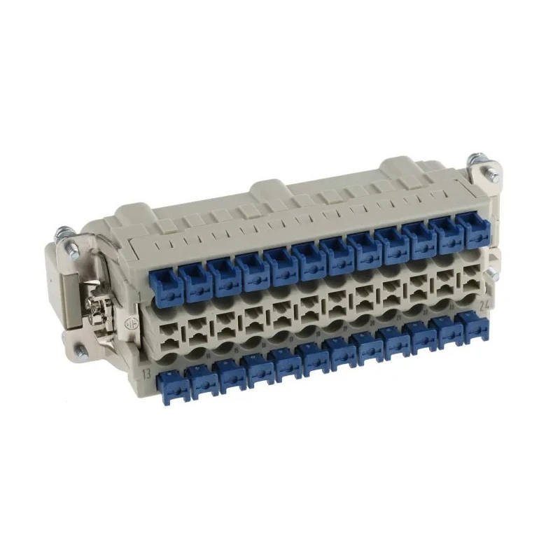 HARTING Heavy Duty Power Connector Insert, 16A, Han ES Press Series Male, 24 Contacts 09330242648