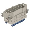 HARTING Heavy Duty Power Connector Insert 16A 500V Han ES Press Series Male Panel Mount with 16 Contacts 09330162648