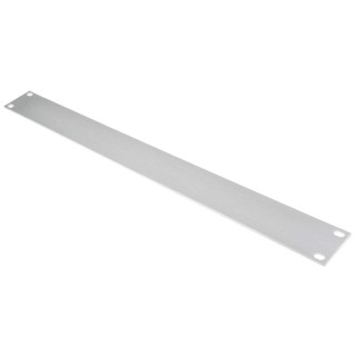 RS PRO Unpainted Aluminium Front Server Rack Cabinet Blanking Panel 1U 482.6 mm Length 43.7 mm Width 439-3198