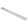 RS PRO Unpainted Aluminium Front Server Rack Cabinet Blanking Panel 1U 482.6 mm Length 43.7 mm Width 439-3198