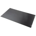 RS PRO Black Aluminium 6U Front Server Rack Cabinet Blanking Panel 482.6mm x 310.4mm 439-3182