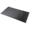 RS PRO Black Aluminium 6U Front Server Rack Cabinet Blanking Panel 482.6mm x 310.4mm 439-3182