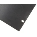RS PRO Black Aluminium 6U Front Server Rack Cabinet Blanking Panel 482.6mm x 310.4mm 439-3182