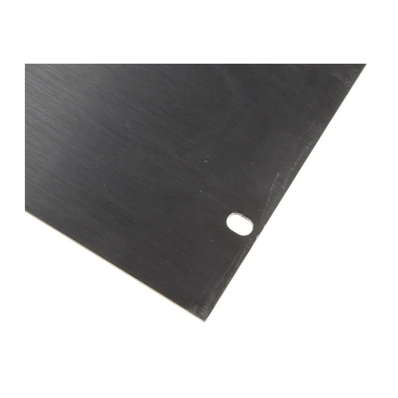 RS PRO Black Aluminium 6U Front Server Rack Cabinet Blanking Panel 482.6mm x 310.4mm 439-3182