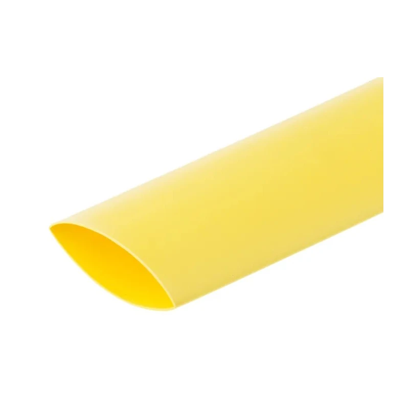 TE Connectivity Heat Shrink Tubing Yellow 19 mm Sleeve Diameter x 1.2 m Length 2:1 Shrink Ratio RNF-100-3/4-4-STK